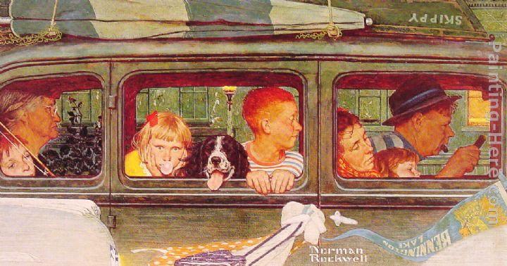 Norman Rockwell Going and Coming